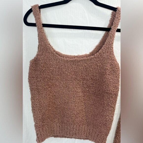 NWT Skims Set Cozy Knit Camel Tank and Pants size L/XL - Picture 8 of 12